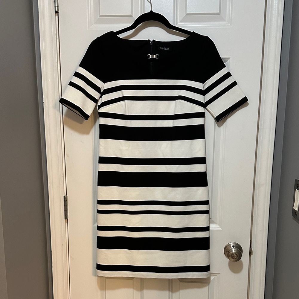 White House Black Market Elegant Black Dress